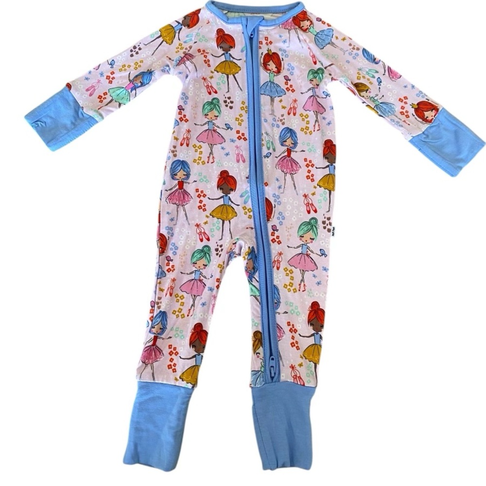 Little Sleepies Prima Ballerina Bamboo Zippy Newborn